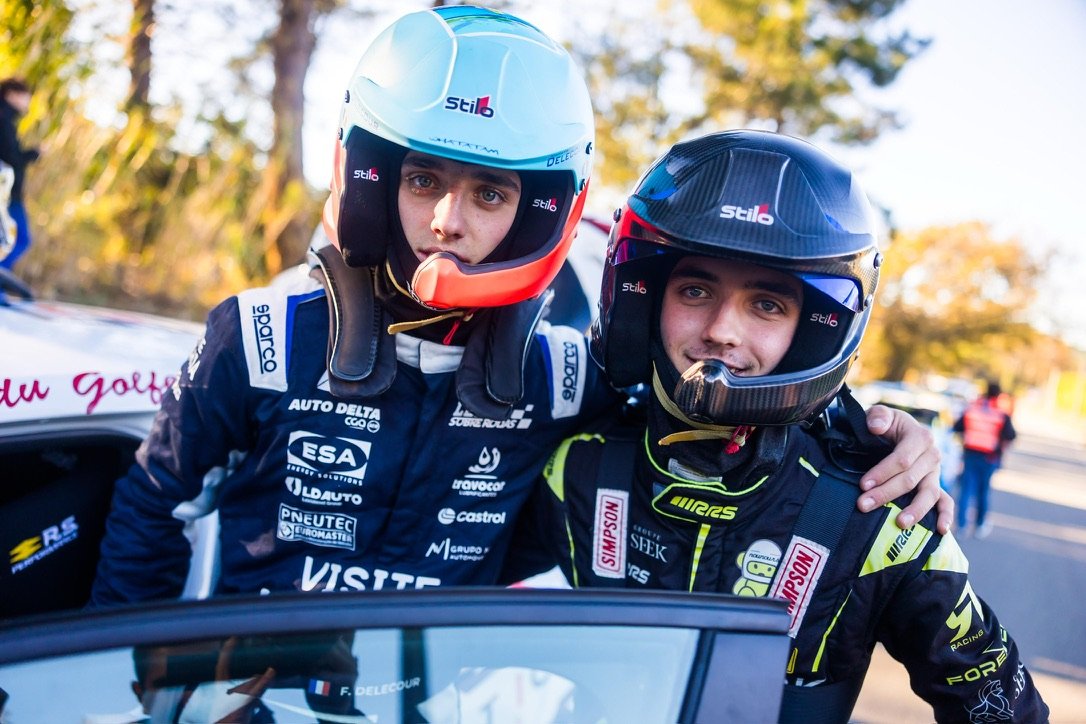 Eliott Delecour et son équipier