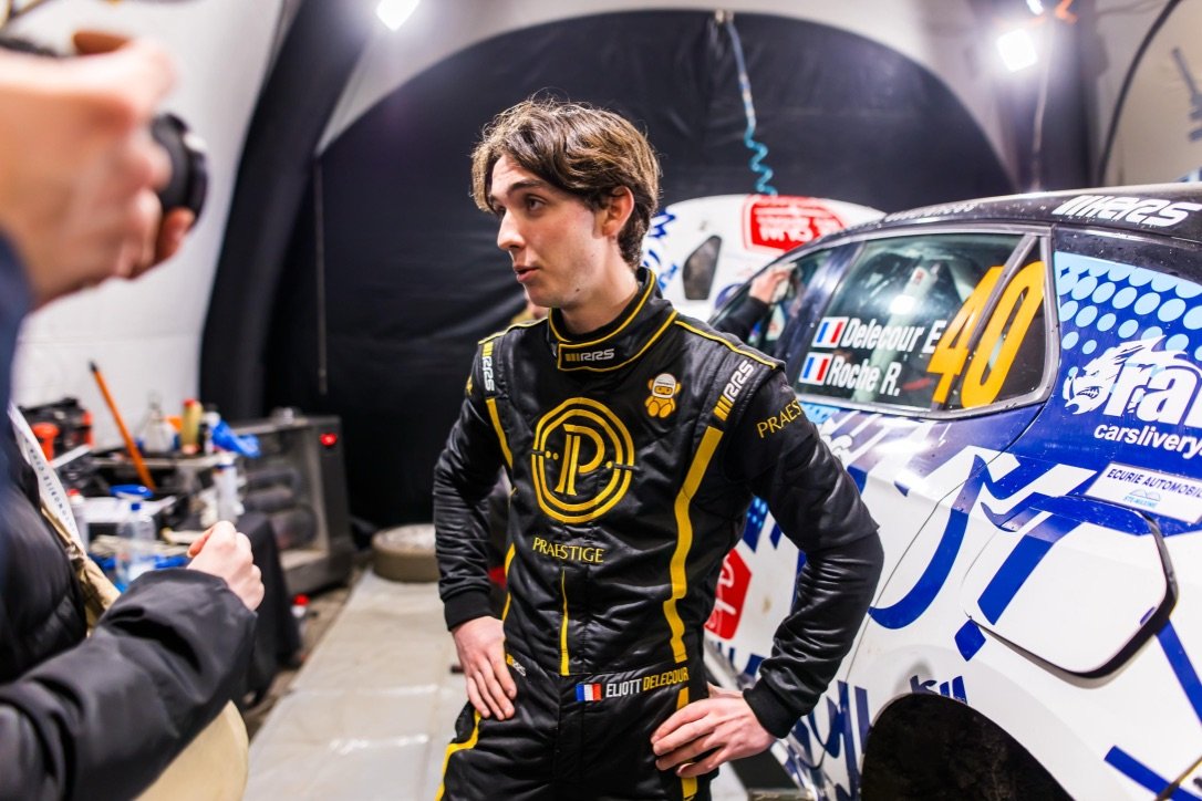 Eliott Delecour au stand