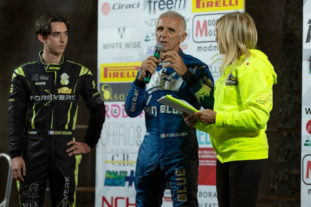 François Delecour podium